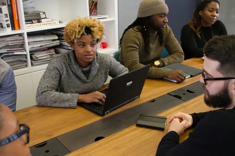 Content production workspace with multiple screens