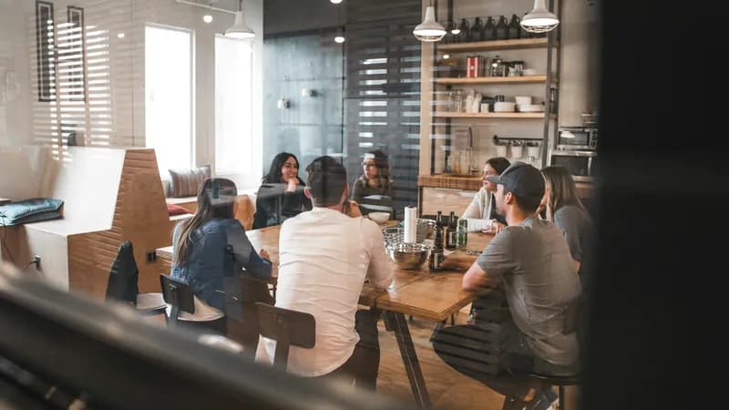 Content production workspace with multiple screens