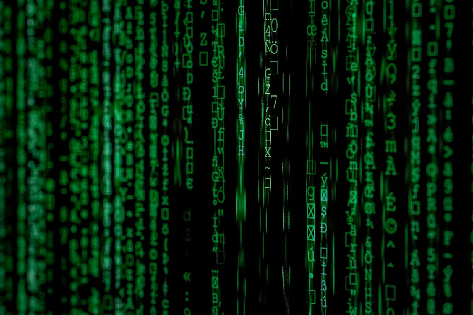 Unsecured code on screen representing exposed proprietary assets