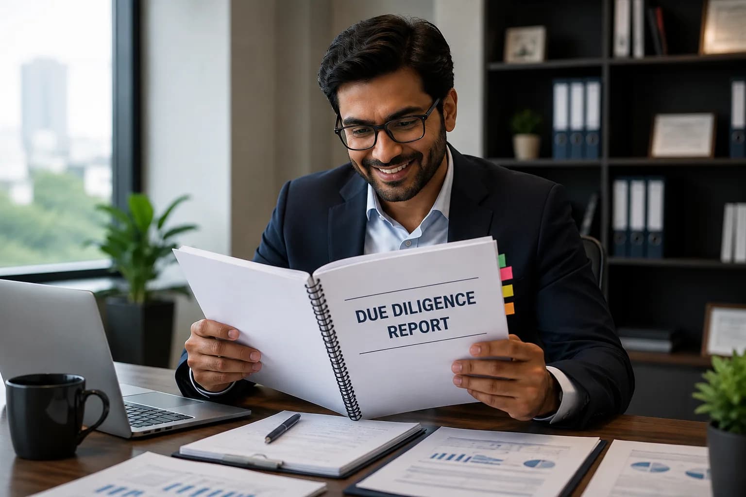 Professional reviewing Section 29A IBC compliance documents