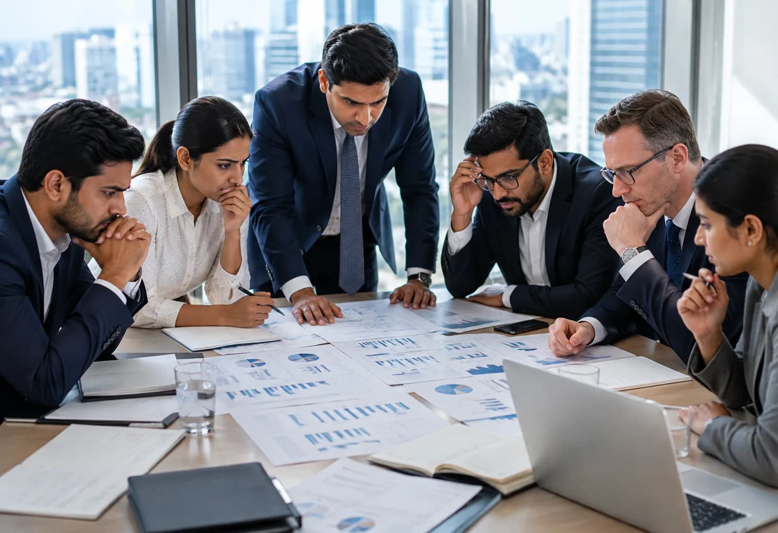 Fragmented paper files representing uncontrolled compliance risk