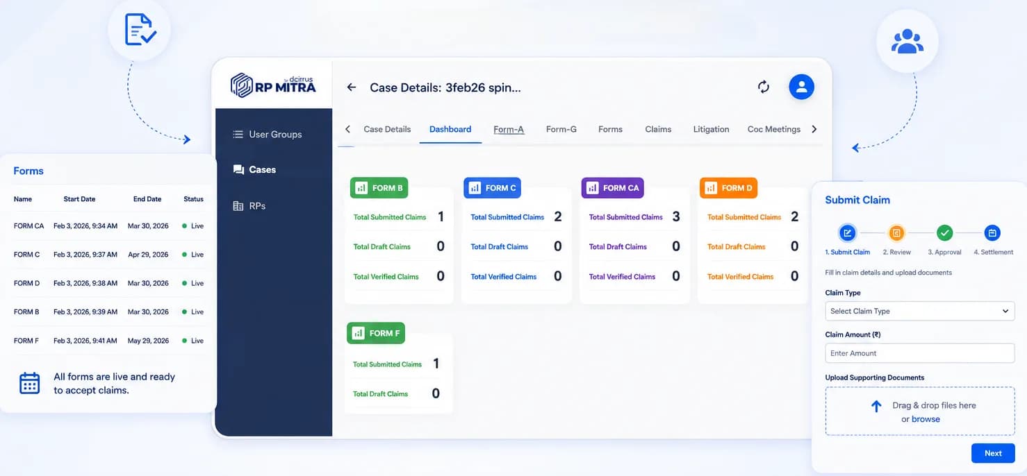RP Mitra - Optimizing insolvency workflows for Resolution Professionals