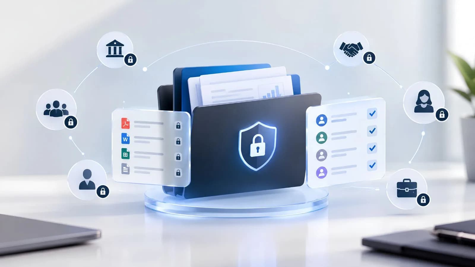 Managing user permissions in the DCirrus Virtual Data Room