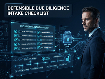 The Due Diligence Intake Checklist 10 Steps for a Defensible Document Collection Process
