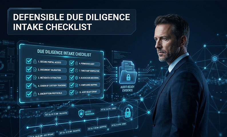 The Due Diligence Intake Checklist 10 Steps for a Defensible Document Collection Process