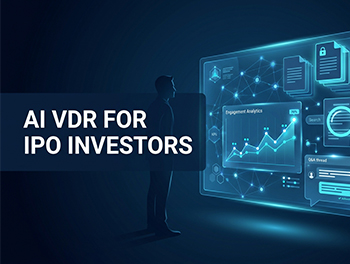 Explain how AI in a VDR can improve investor engagement and communication during IPO preparation
