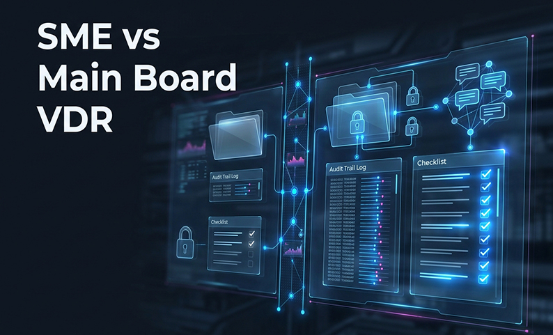 VDR Requirements for SME vs. Main Board IPOs: A Comparative Checklist for Merchant Bankers