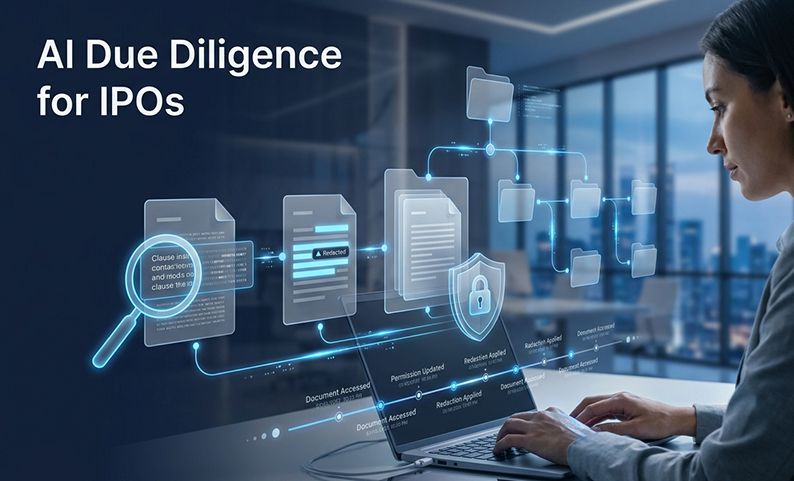 AI-Powered Due Diligence: A Guide to Reducing IPO Timelines with Smart VDR Features