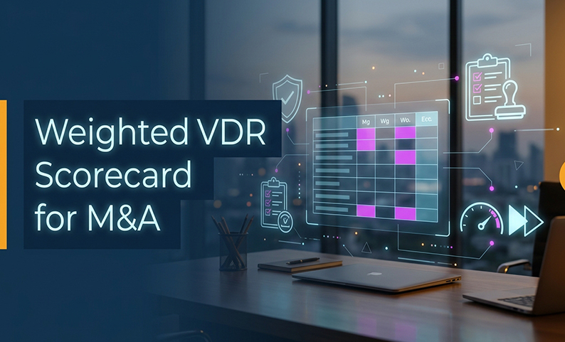 A VDR Evaluation Scorecard for Indian M&A: Weighting Security, Compliance, and Deal Velocity